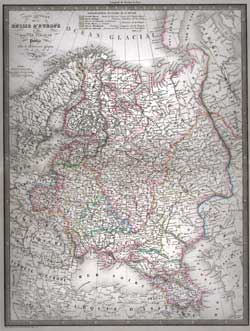 Carte Generale de la Russie d