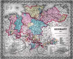 Map of Germany No.1