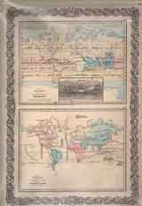 Map of The World ( Meteorology and The Principal Plants)