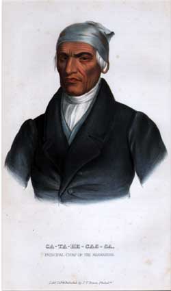 Ca Ta He Cas Sa, Principal Chief of the Shawanese.