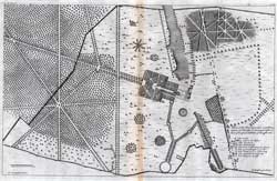 Plan of the Park, Gardens and Plantations of Thorsby in Nottinghamshire...  Vol. 3, pl. 81 - 82.