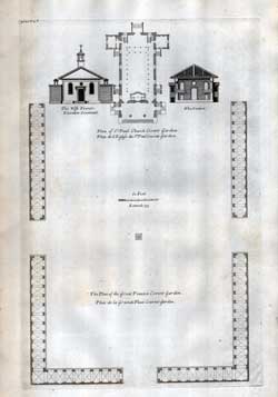 Plan of St. Paul Church Covent Garden... [and] Great Piazza....  Vol. 2, pl. 20.