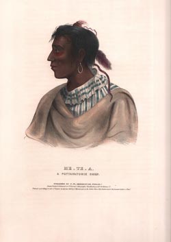 Me-Te-A, a Pottawatomie Chief