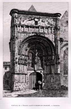 Portail De L’Eglise Saint-Pierre-Du-Marche, A Loudun